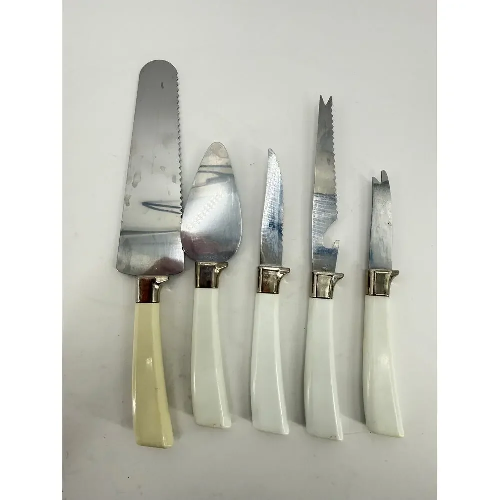 Cornflower Blue Lifetime Cutlery Sheffield England Stainless Steel Serving Set